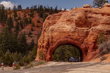 Red Rock Canyon Utah Tunnel