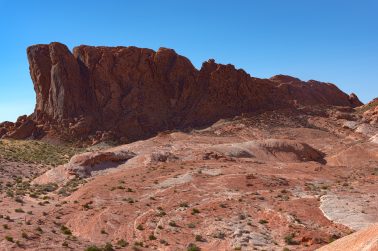 Sandstone Cliffs from Fire Wave, Valley of Fire State Park