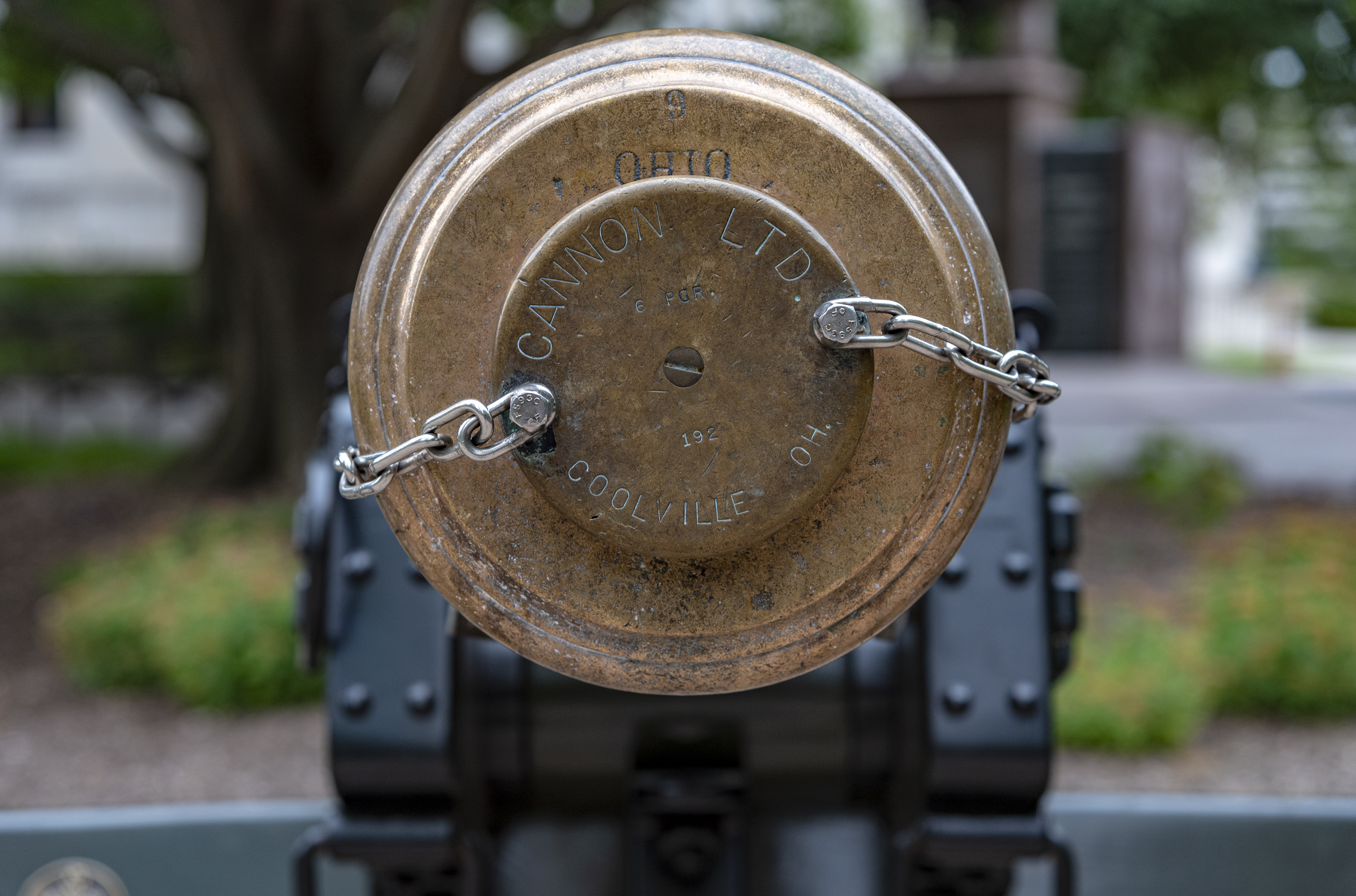 Historical Cannon at the Ohio State House