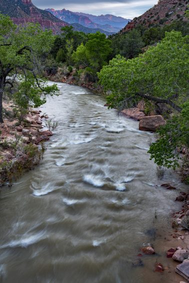 The Virgin River at Sunset, Zion National Park