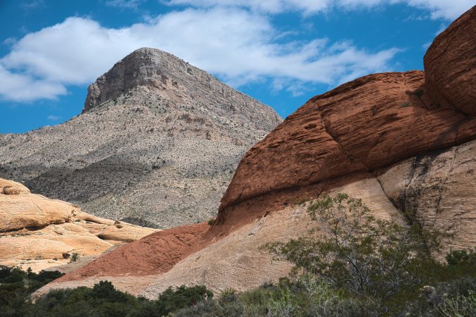 Turtlehead Mountain within the Calico Hills, Red Rock Canyon National Conservation Area