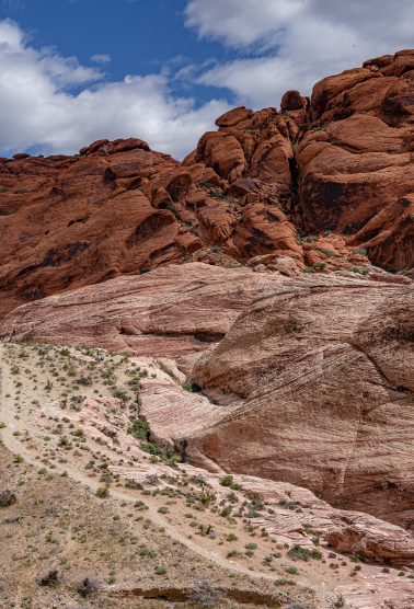 Waves in Red Rock within the Calico Hills, Red Rock Canyon National Conservation Area